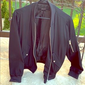 Zara Black Bomber Jacket!